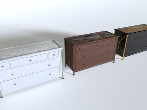 Classic Cabinet pack 3D Model