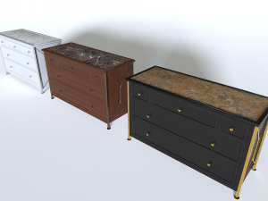 Classic Cabinet pack 3D Model