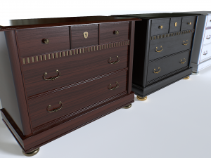 Pacote de gabinete clássico 2 Modelo 3D