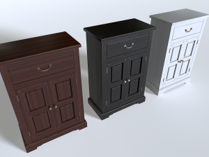 Classic Cabinet pack 3 3D Model
