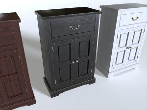 Classic Cabinet pack 3 3D Model
