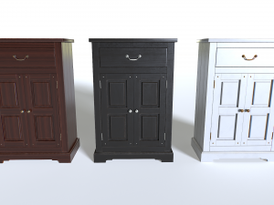 Classic Cabinet pack 3 3D Model