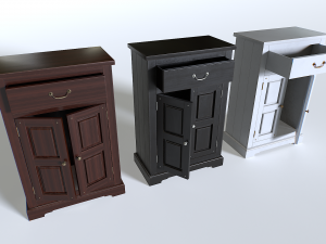 Classic Cabinet pack 3 3D Model