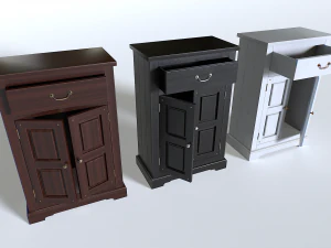 Classic Cabinet pack 3 3D Model
