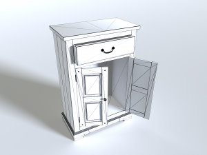 Classic Cabinet pack 3 3D Model