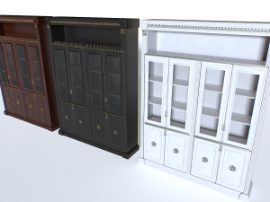 거실 가구 팩 3D 모델