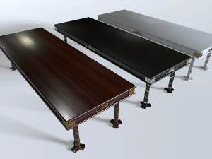 クラシックテーブル2 3Dモデル