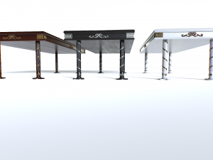 Classic Table 2 3D Model