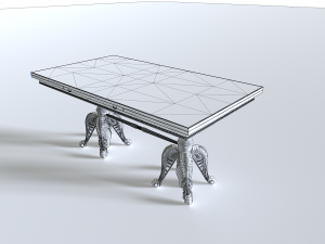 Classic Table 3 Model 3D