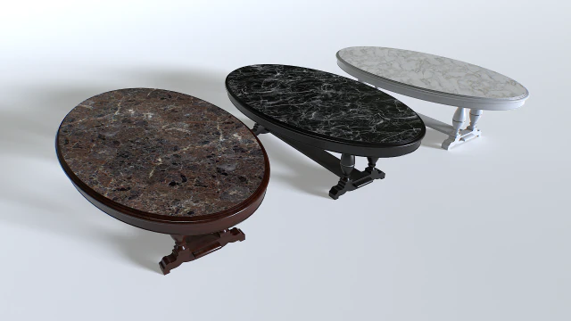 Classic Table 4 3D Model .c4d .max .obj .3ds .fbx .stl .blend 