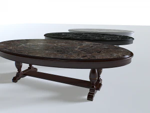 Classic Table 4 3D Model