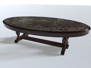 Classic Table 4 3D Model