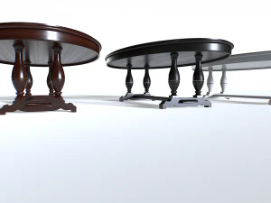 Classic Table 4 3D Model