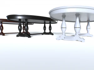 Classic Table 4 3D Model