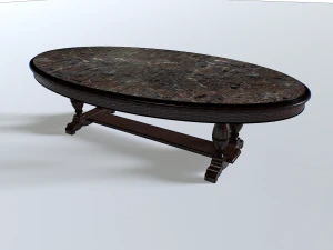 Classic Table 4 3D Model