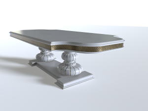 Classic Table 5 Model 3D