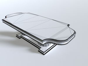 Classic Table 5 Model 3D