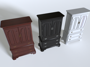 Classic Cabinet pack 4 3D Model