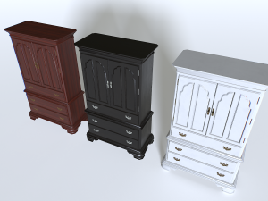 Classic Cabinet pack 4 Modèle 3D