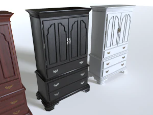 Classic Cabinet pack 4 3D Model