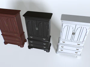 Classic Cabinet pack 4 3D Model