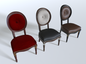 Chair Pack 4 3Dモデル
