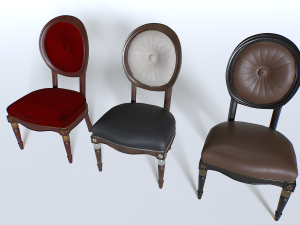 Chair Pack 4 3D 模型