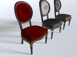 Chair Pack 4 3D 模型