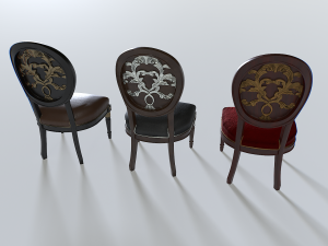 Chair Pack 4 3D 模型
