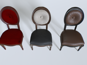 Chair Pack 4 3D 模型