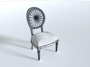 Chair Pack 4 3D Model
