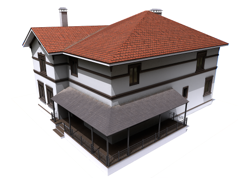 House 1 Modello 3D