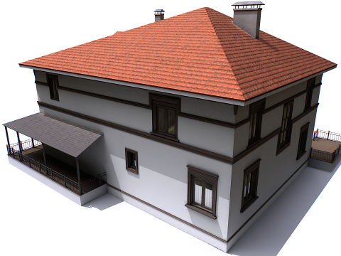 House 1 Modello 3D