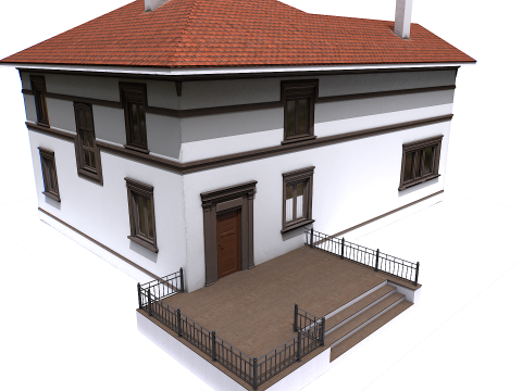 House 1 Modello 3D
