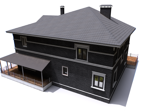 House 2 3D 模型
