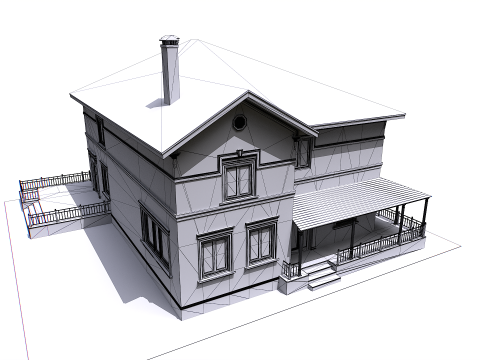 House 2 3D 模型