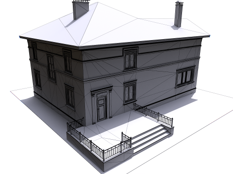 House 2 3D 模型