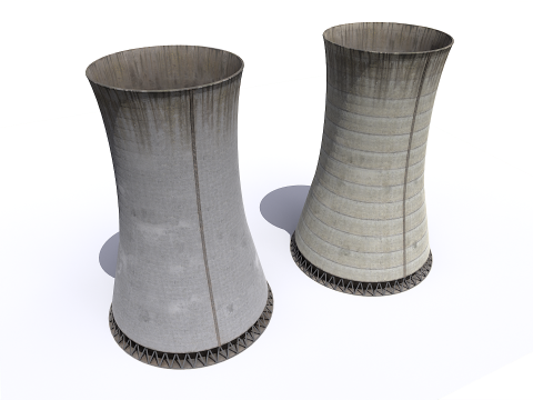 Cooling tower pack 3D मॉडल