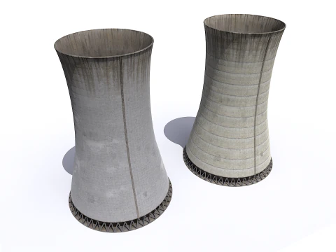 Paquete de torre de enfriamiento Modelo 3D