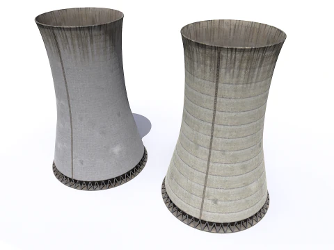 Cooling tower pack 3D Model