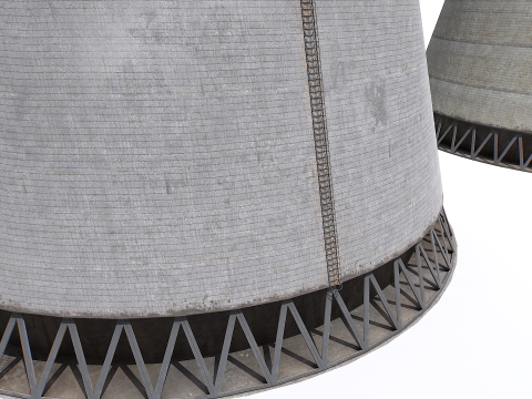 Cooling tower pack 3D Model