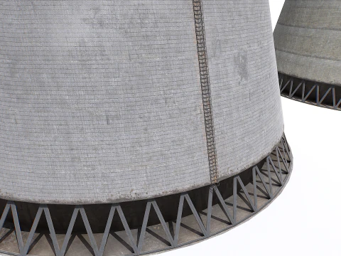 Cooling tower pack 3D Model