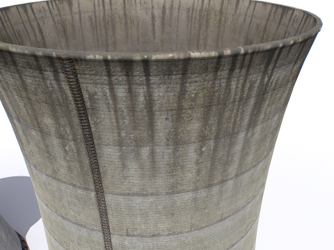 Cooling tower pack 3D Model