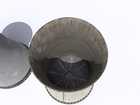 Cooling tower pack 3D Model