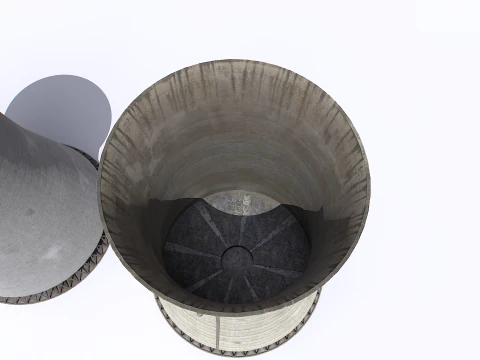 Cooling tower pack 3D Model