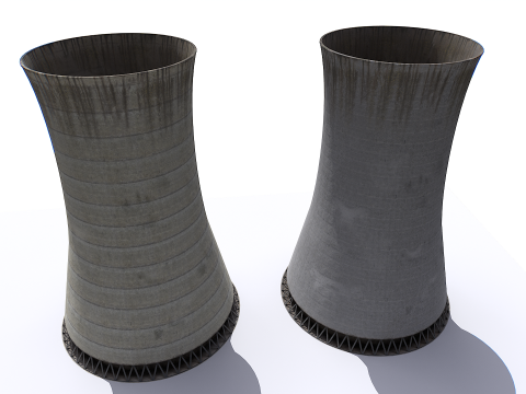 Cooling tower pack 3D Model