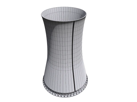 Cooling tower pack 3D Model