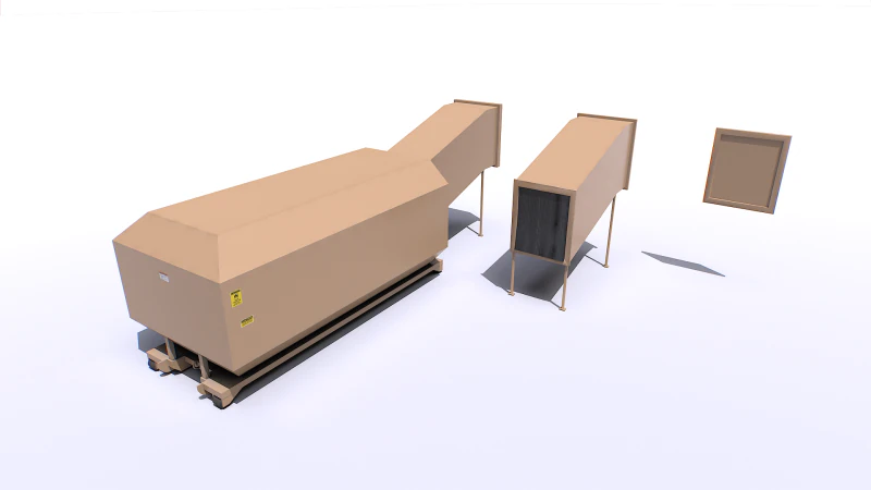 Trash compactor 3D Model .c4d .max .obj .3ds .fbx .stl .blend 