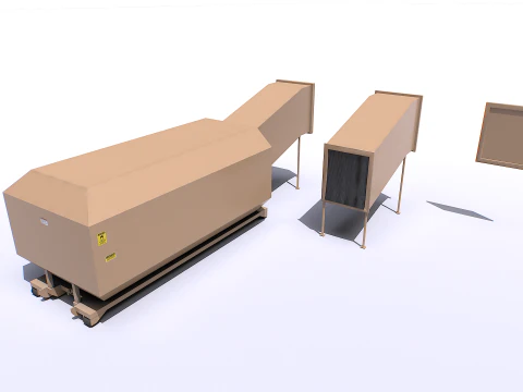 Compactador de lixo Modelo 3D