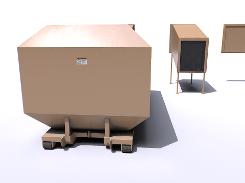 Trash compactor Modèle 3D
